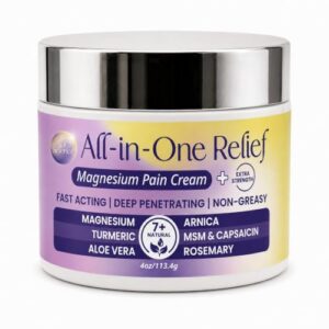 Magnesium Cream for Muscle Pain – Natural 4 oz All-in-One Relief Formula | Purple Canyon