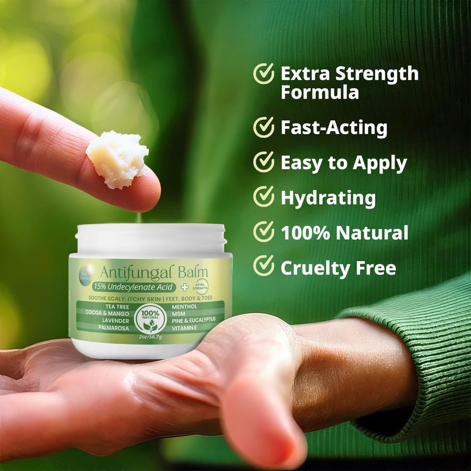 15% Undecylenic Acid Anti Fungal Balm