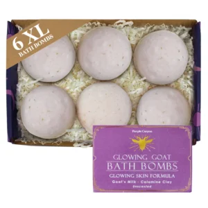 Glowing Goat: Unscented Bath Bombs – 6 Pack