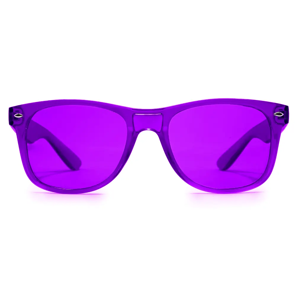 Color Therapy Glasses: Purple