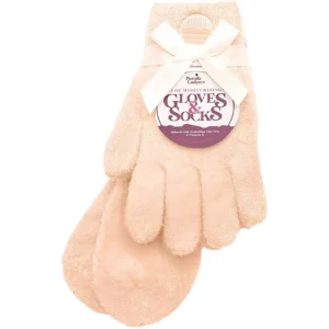 Peach Aloe Spa Socks and Gloves
