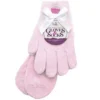 Overnight Moisturizing Spa Socks and Gloves: Pink