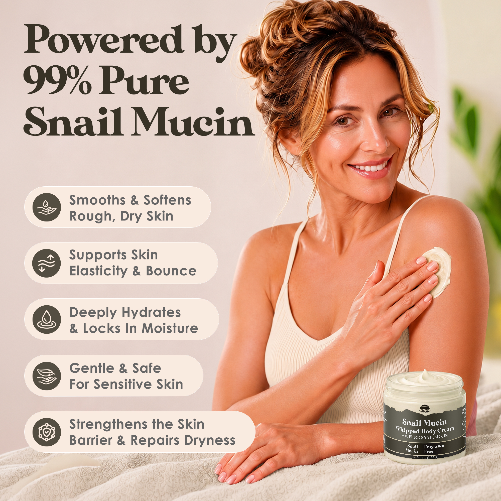 Purple Canyon Snail Mucin Whipped Body Butter 8 oz
