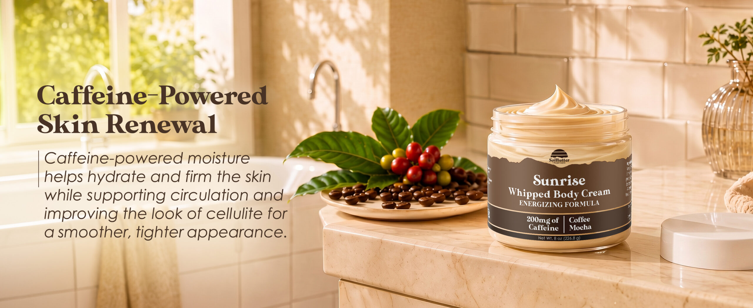 Purple Canyon Sunrise Coffee Mocha Whipped Body Butter 8 oz