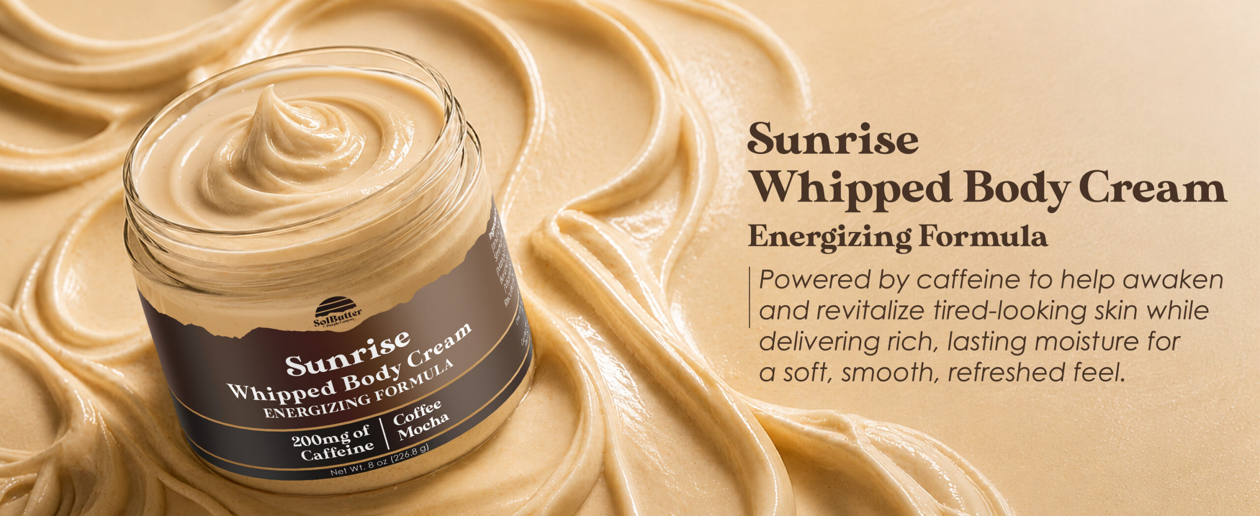 Purple Canyon Sunrise Coffee Mocha Whipped Body Butter 8 oz