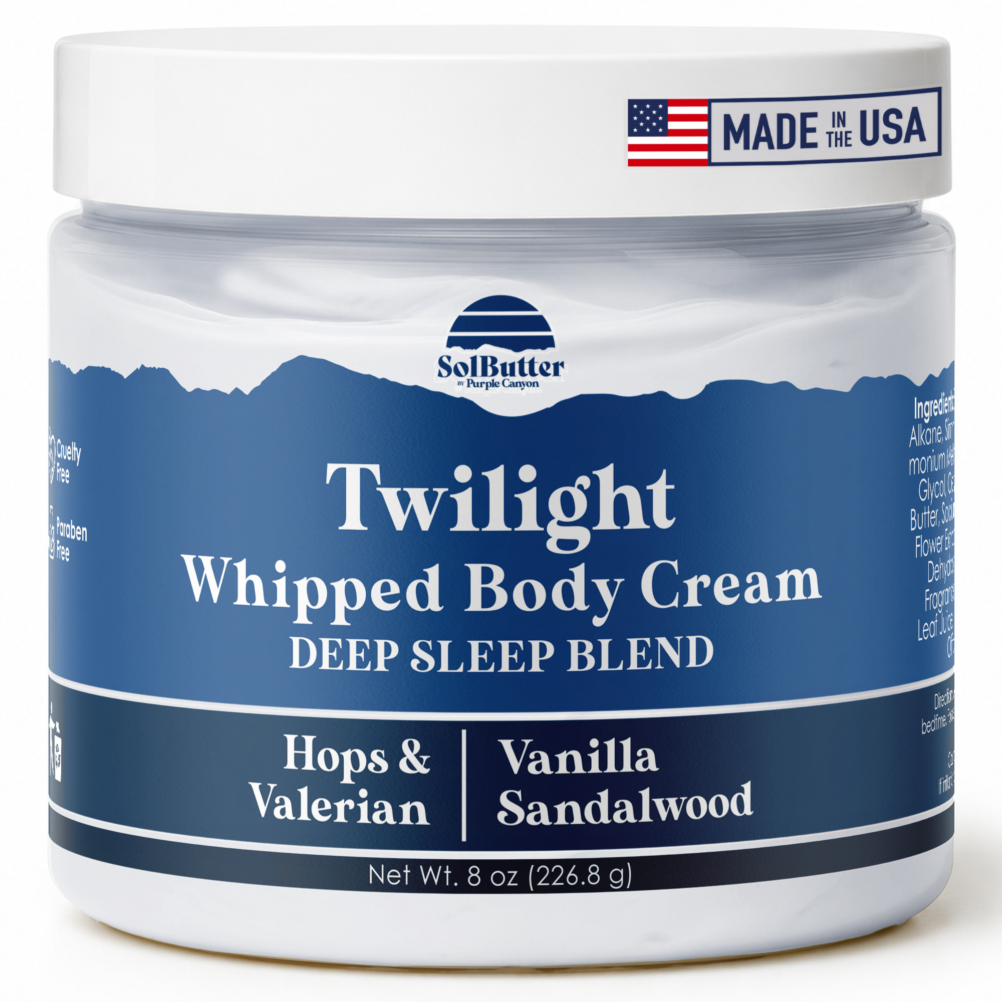 Purple Canyon Twilight Hops + Valerian Body Butter, 8 oz