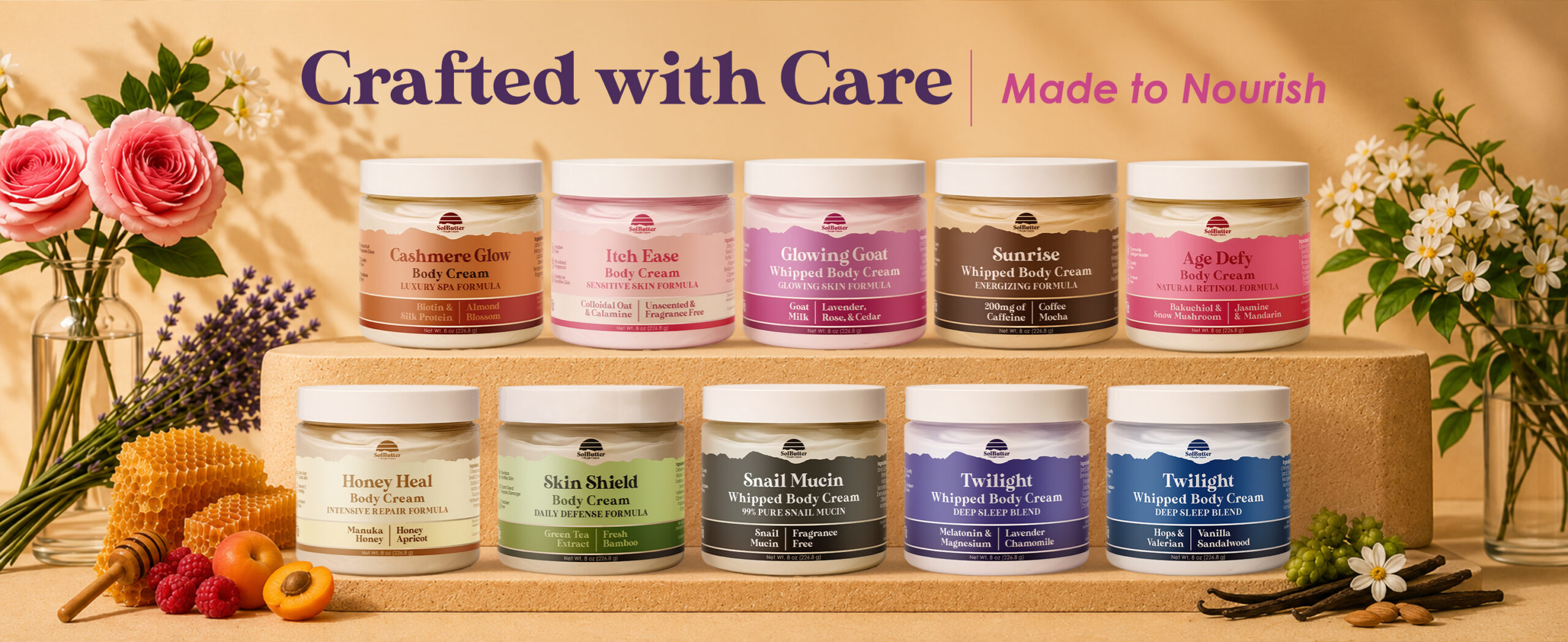 Purple Canyon Twilight Magnesium + Melatonin Whipped Body Butter 8 oz