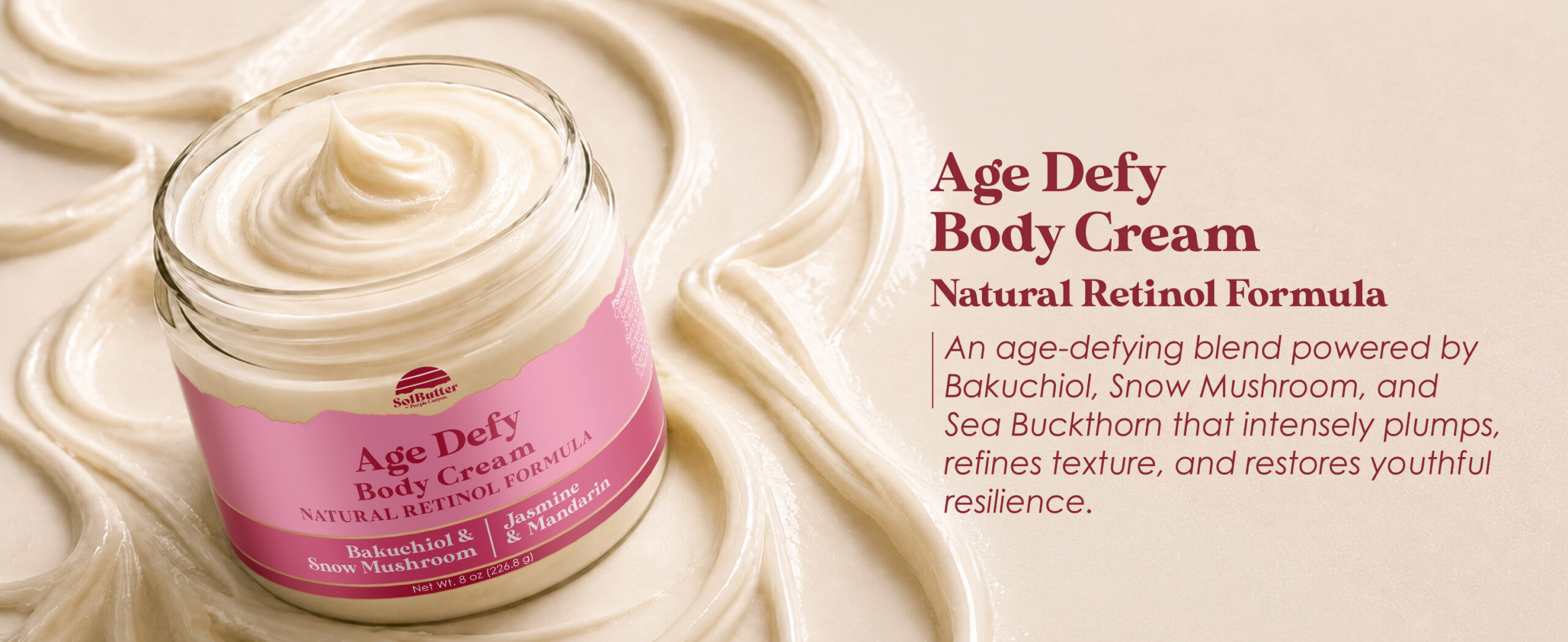 Purple Canyon Age Defy Whipped Body Cream