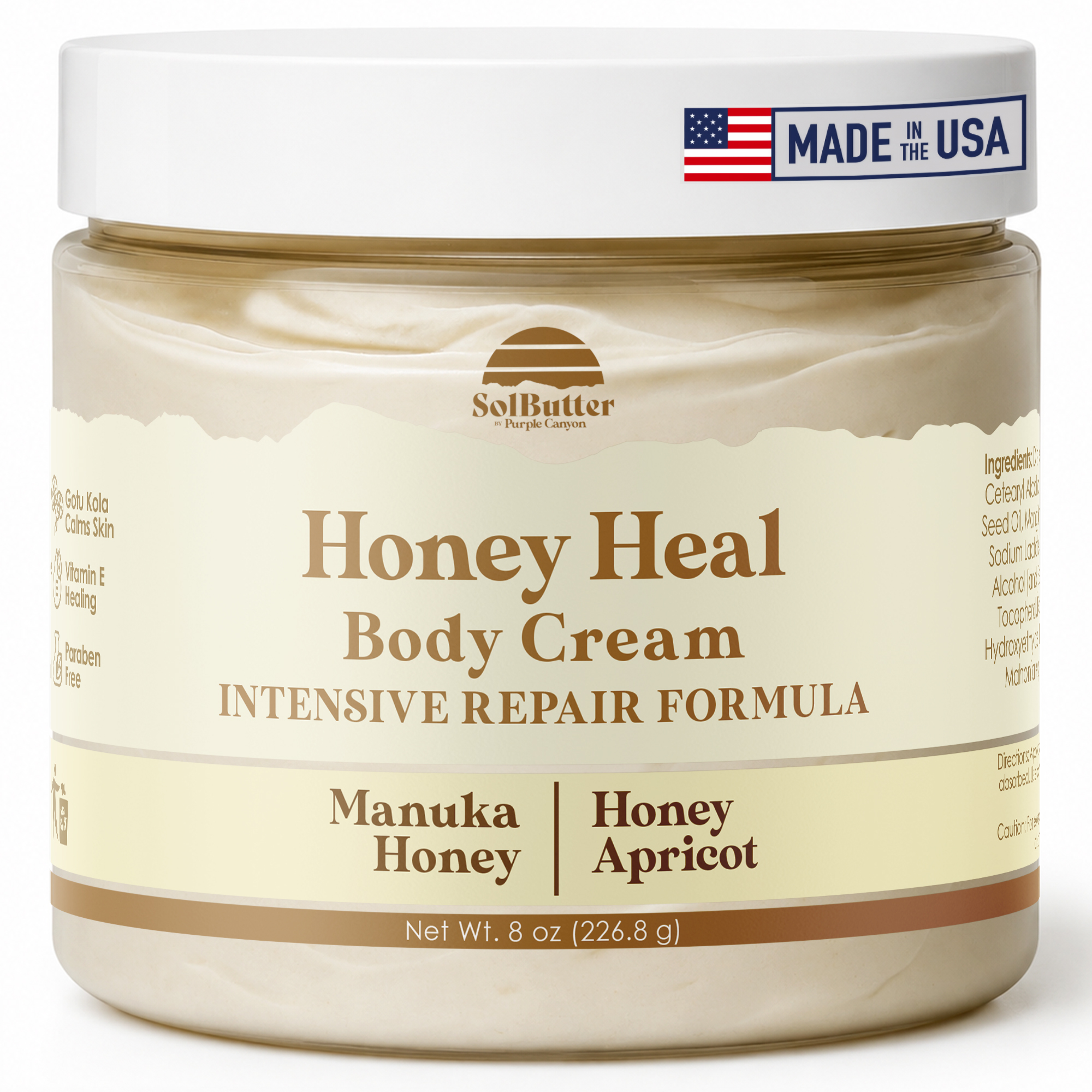 Honey Heal Whipped Body Cream