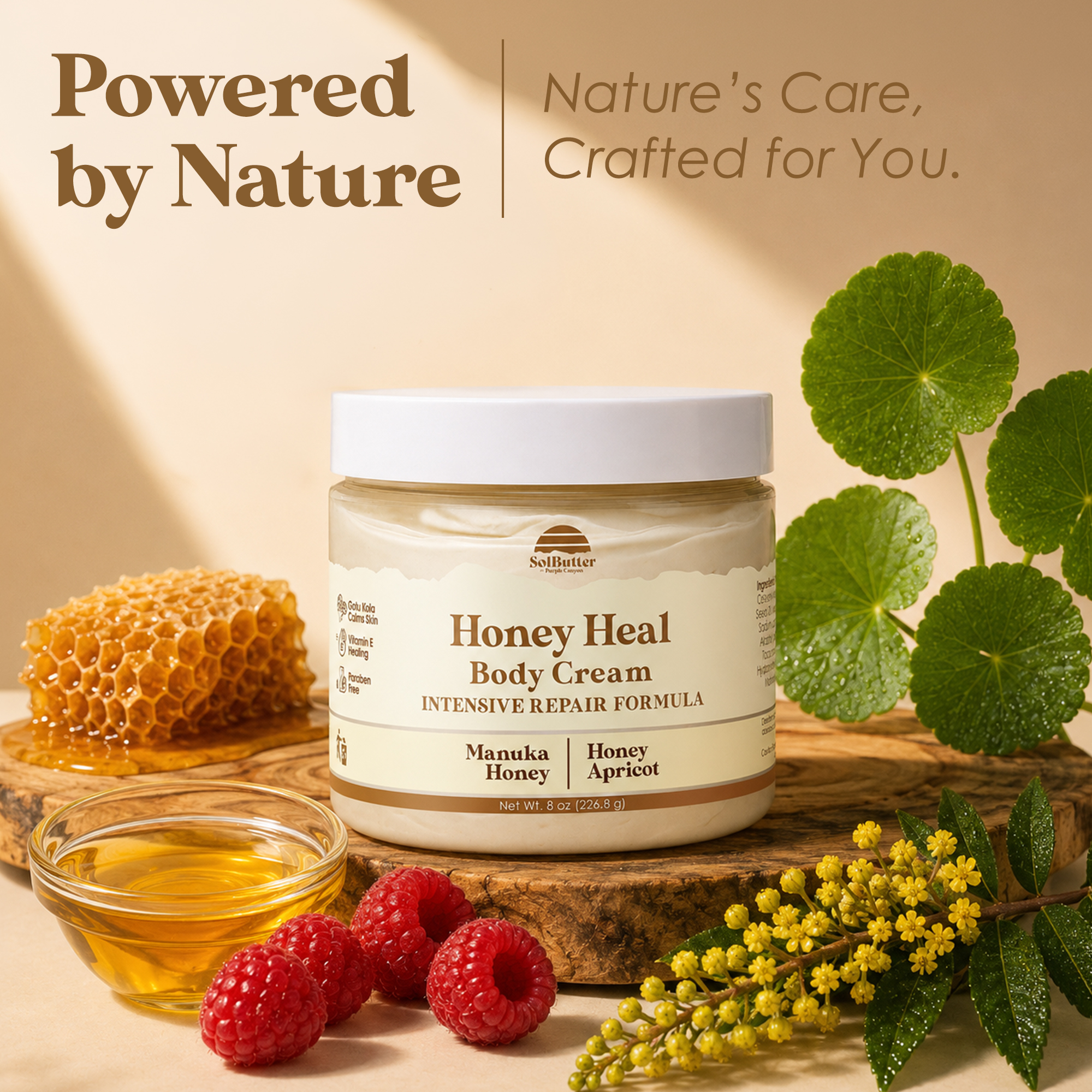 Purple Canyon Honey Heal Whipped Body Cream