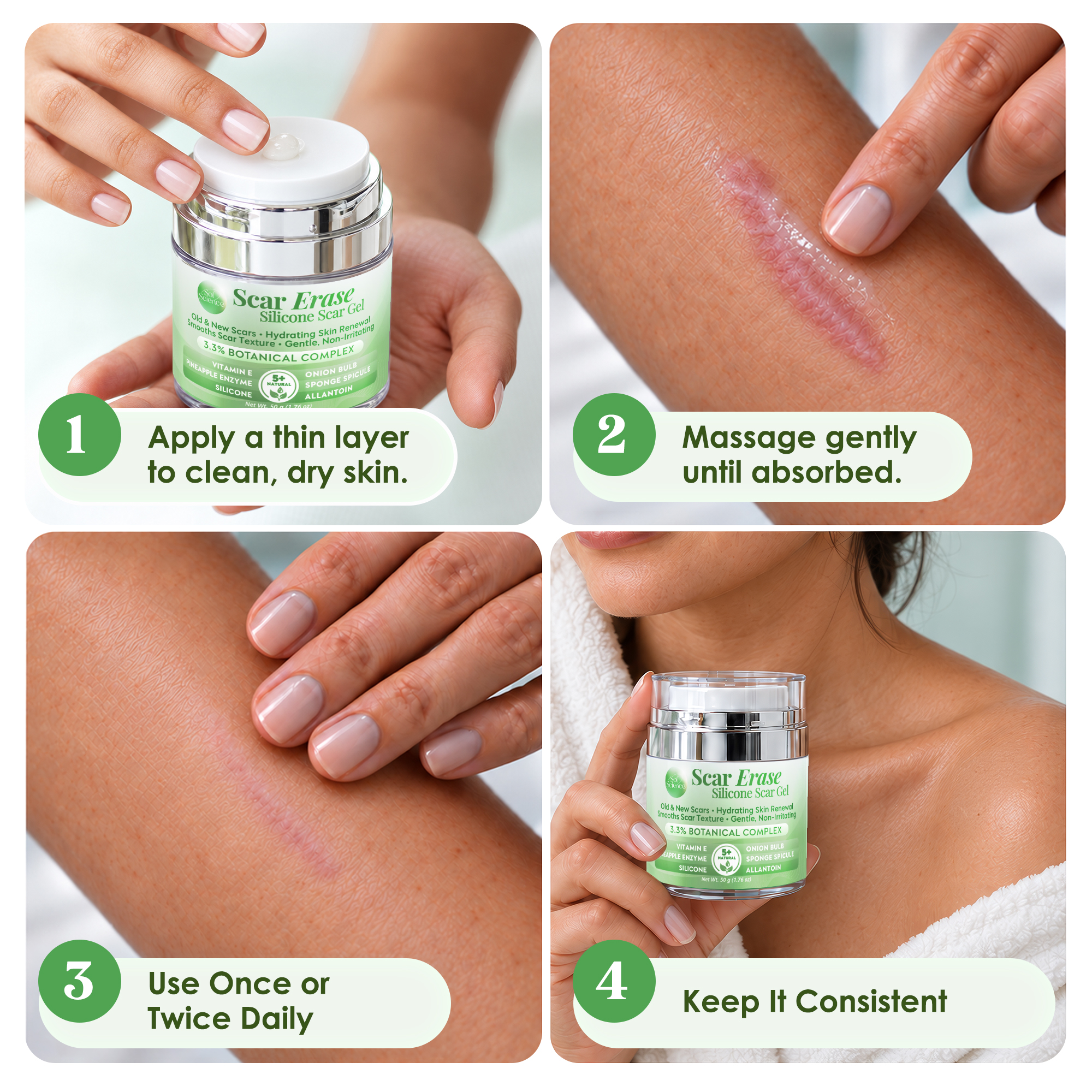 Sol Science Advanced Silicone Scar Cream
