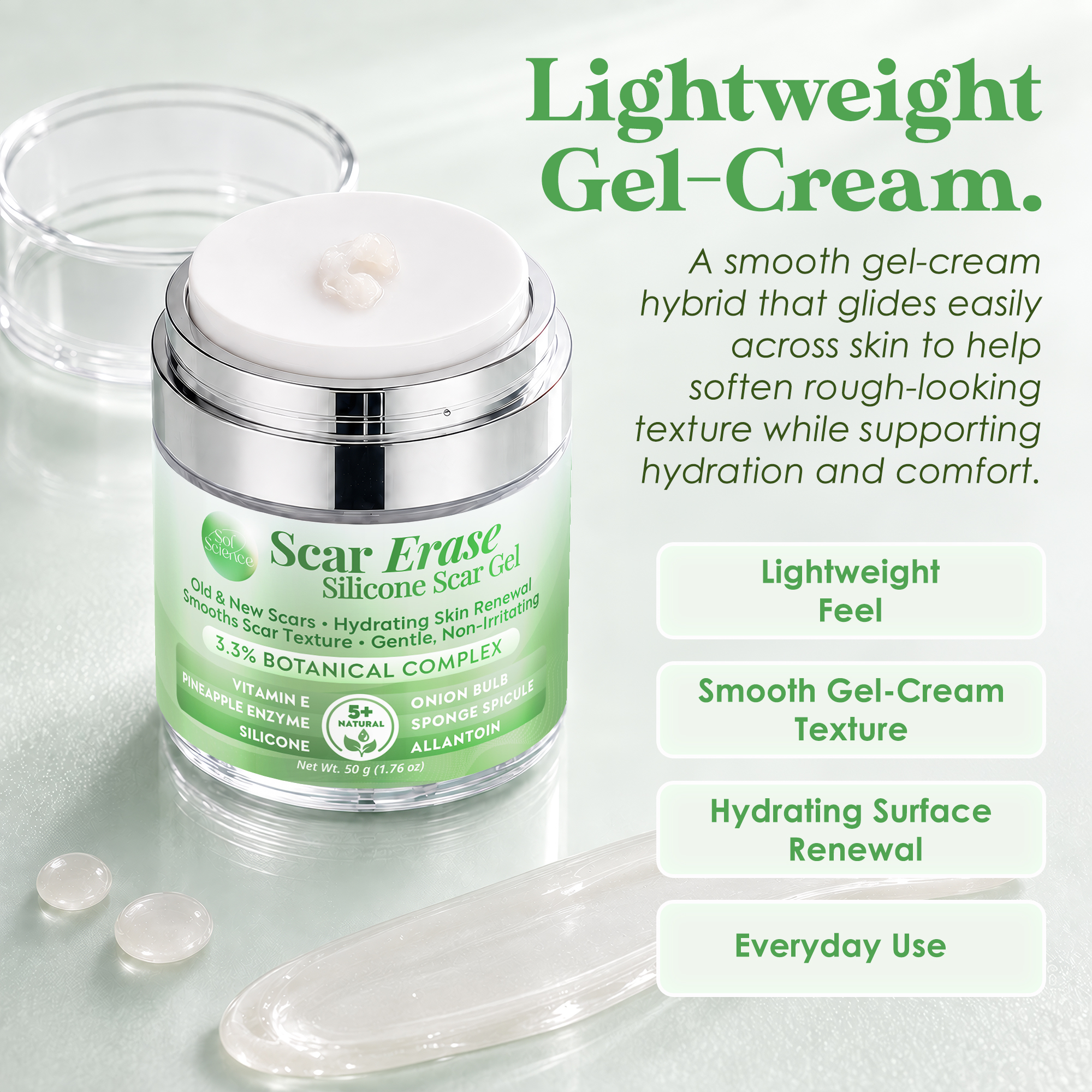 Sol Science Advanced Silicone Scar Cream